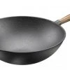 Skeppshult Wokpfanne Aus Gusseisen Mit Walnussgriff 32 Cm -KitchenAid Geschäft 0875V 062 xl