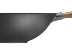 Skeppshult Wokpfanne Aus Gusseisen Mit Walnussgriff 32 Cm -KitchenAid Geschäft 0875V profil 166 l