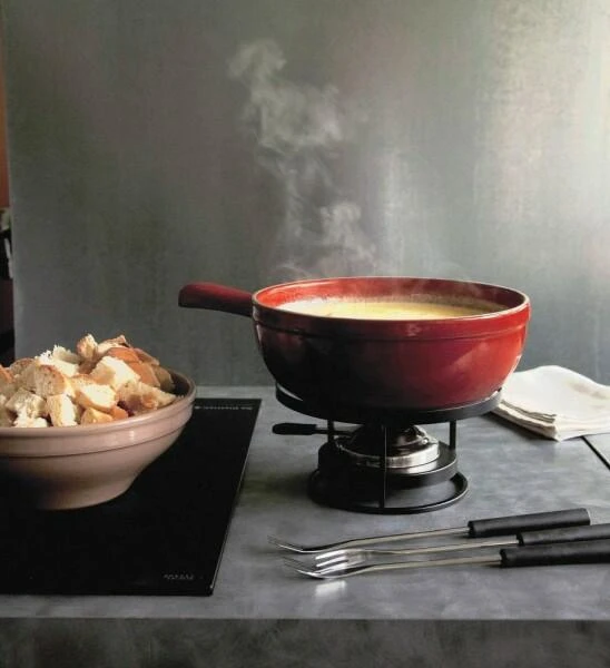 Emile Henry Käsefondue-Set In Fusain 5 Emile Henry Käsefondue-Set In Fusain – Bild 3