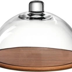 Leonardo Holzkäseplatte/Glasglocke CUCINA 2-teilig