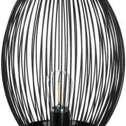 Leonardo Laterne Mit LED CASOLARE 24,2 Cm Schwarz