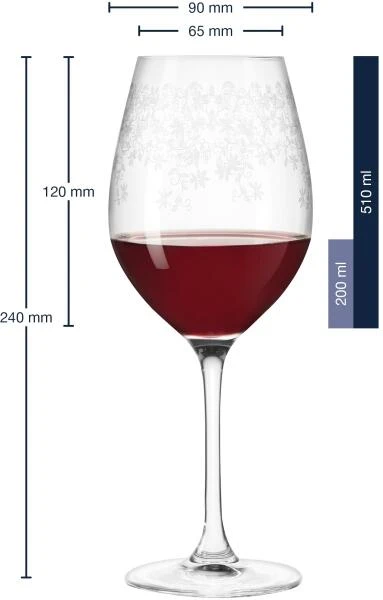 Leonardo Rotweinglas CHATEAU 510 Ml, 6er-Set 4 Leonardo Rotweinglas CHATEAU 510 Ml, 6er-Set – Bild 2