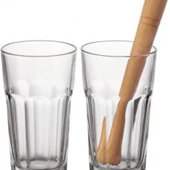 Leonardo Longdrinkgläser/Stößel BAR 3-teilig 540 Ml