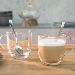 Leonardo 2 Latte Macchiato Tassen NAPOLI 280 Ml + 2 Löffel -KitchenAid Geschäft 210 Leonardo Napoli 024219 Q2