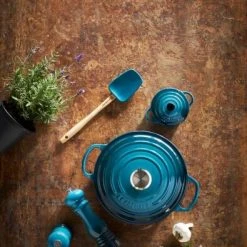 Le Creuset Mini Cocotte In Deep Teal -KitchenAid Geschäft 21177246422430 71901106420100 93000803642300 LS00001