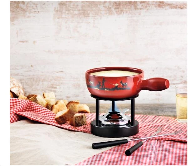 Kuhn Rikon Mini Käsefondue Set Alphornbläser 15cm 7 Kuhn Rikon Mini Käsefondue Set Alphornbläser 15cm – Bild 5