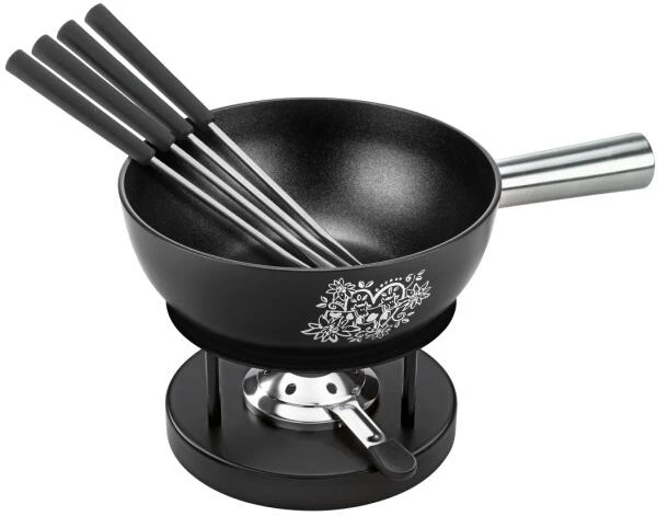 Kuhn Rikon Käsefondue Set Alpenliebe 22cm 3 Kuhn Rikon Käsefondue Set Alpenliebe 22cm