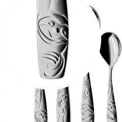 WMF Faultier Kinderbesteck Set 4-teilig -KitchenAid Geschäft 217 12 8606 6040 101