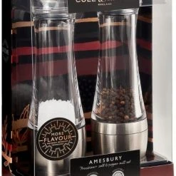 Cole & Mason Amesbury Salz- Und Pfeffermühle Geschenkset, 19 Cm -KitchenAid Geschäft 220 H308798P Amesbury Packaging Angle