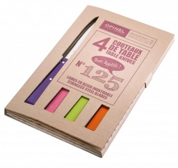 Opinel Tafelmesser-Set Esprit Pop, 4-teilig 3 Opinel Tafelmesser-Set Esprit Pop, 4-teilig