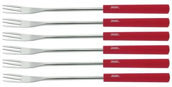 Spring Käsefondue Caquelon-Set Alu Induktion In Rot 5 Spring Käsefondue Caquelon-Set Alu Induktion In Rot – Bild 3