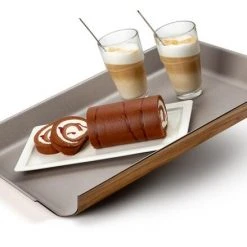 Continenta Tablett Rutschfest, Taupe Metallic 41 X 29,5 X 4 Cm -KitchenAid Geschäft 2941 1