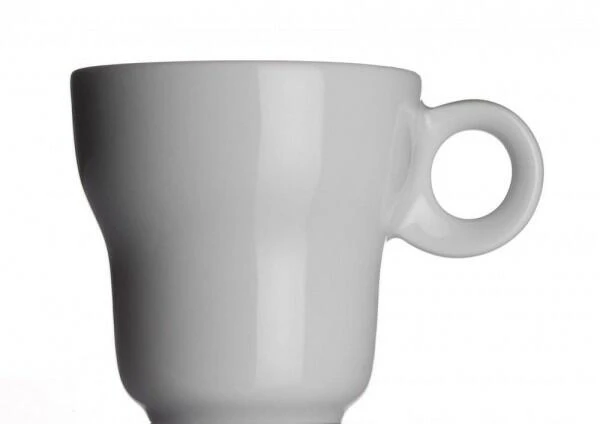 Modern Classic Espressotasse Groß Von Porzellanfabrik Walküre, Weiß 3 Modern Classic Espressotasse Groß Von Porzellanfabrik Walküre, Weiß