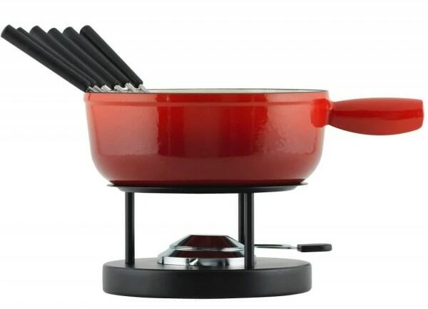 Kuhn Rikon Käsefondue Set Aus Eisenguss Für Induktion, 8-teilig 4 Kuhn Rikon Käsefondue Set Aus Eisenguss Für Induktion, 8-teilig – Bild 2