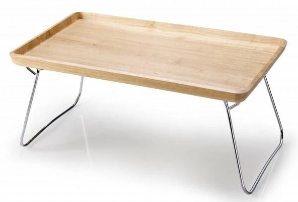 Continenta Betttablett Aus Gummibaumholz In Natur 3 Continenta Betttablett Aus Gummibaumholz In Natur