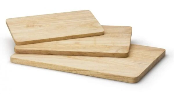 Continenta Schneidebrett Rechteckig Aus Gummibaumholz 34 X 22 X 1,5 Cm 4 Continenta Schneidebrett Rechteckig Aus Gummibaumholz 34 X 22 X 1,5 Cm – Bild 2