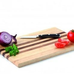 Continenta Schneidebrett Aus Gummibaumholz Mit Streifen Aus Akazienholz 26 X 16,5 X 1,2 Cm 5 Continenta Schneidebrett Aus Gummibaumholz Mit Streifen Aus Akazienholz 26 X 16,5 X 1,2 Cm -KitchenAid Geschäft 3262 1 l