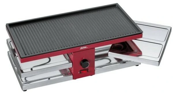Spring Raclette8 Fun Mit Alu-Grillplatte In Rot 5 Spring Raclette8 Fun Mit Alu-Grillplatte In Rot – Bild 3
