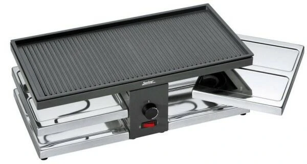Spring Raclette8 Fun Mit Alu-Grillplatte In Schwarz 5 Spring Raclette8 Fun Mit Alu-Grillplatte In Schwarz – Bild 3