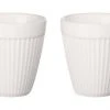 ASA Thermobecher Espresso 2er Set Thermo Striped, Weiß -KitchenAid Geschäft 33700024 thermo