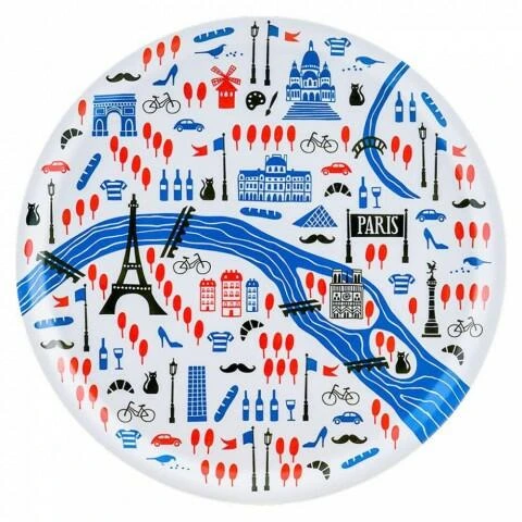 Ary Trays Åry Trays Tablett Paris Rund Mit 38 Cm Durchmesser 3 Ary Trays Åry Trays Tablett Paris Rund Mit 38 Cm Durchmesser