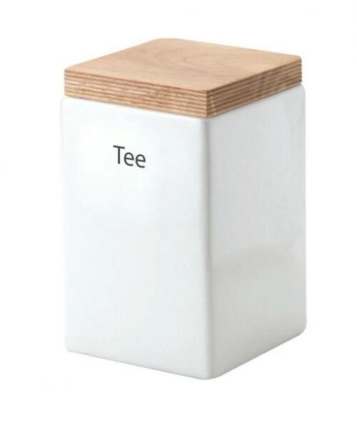 Continenta Vorratsdose Quadratisch Aus Keramik Mit Holzdeckel 10 Cm/ 10 Cm/ 12,5 Cm, 800 Ml 5 Continenta Vorratsdose Quadratisch Aus Keramik Mit Holzdeckel 10 Cm/ 10 Cm/ 12,5 Cm, 800 Ml – Bild 3