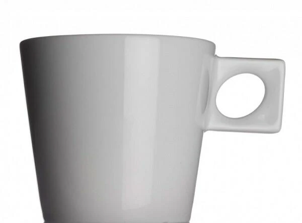 NYNY Café Au Lait Tasse Von Porzellanfabrik Walküre, Weiß 3 NYNY Café Au Lait Tasse Von Porzellanfabrik Walküre, Weiß