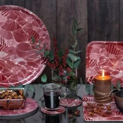 Ary Trays Åry Trays Untersetzer Japanische Landschaft Red Earth Rund -KitchenAid Geschäft 460 ambiente 1