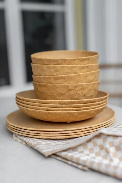 Koziol Teller Groß, 4er-Set In Wood 6 Koziol Teller Groß, 4er-Set In Wood – Bild 4