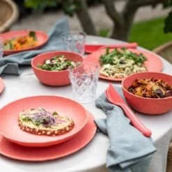 Koziol Teller Groß, 4er-Set In Coral -KitchenAid Geschäft 5005 5006 5004 CLUB 8003 KLIKK 704 10