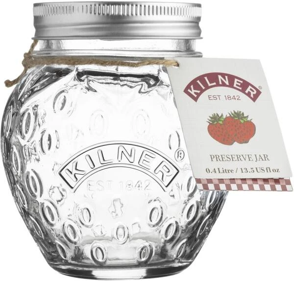 Kilner Marmeladenglas Erdbeere, 400 Ml 4 Kilner Marmeladenglas Erdbeere, 400 Ml – Bild 2