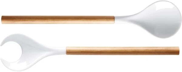 ASA Salatbesteck Birkenholz 3 ASA Salatbesteck Birkenholz