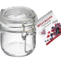 Westmark Fido Drahtbügelglas Mit Gummiring, 200 Ml