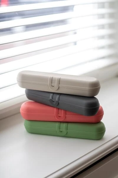 Koziol Besteck-Etui KLIKK In Sand 5 Koziol Besteck-Etui KLIKK In Sand – Bild 3