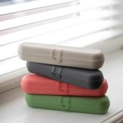 Koziol Besteck-Etui KLIKK In Grün -KitchenAid Geschäft 7034 KLIKK ETUI all 1