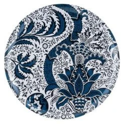 Ary Trays Åry Trays Tablett Indian Indigo Rund Mit 38 Cm Durchmesser