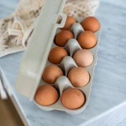 Koziol Eierbox In Sand Für 10 Eier -KitchenAid Geschäft 7179 EGGS TO GO 700 bag 4 1