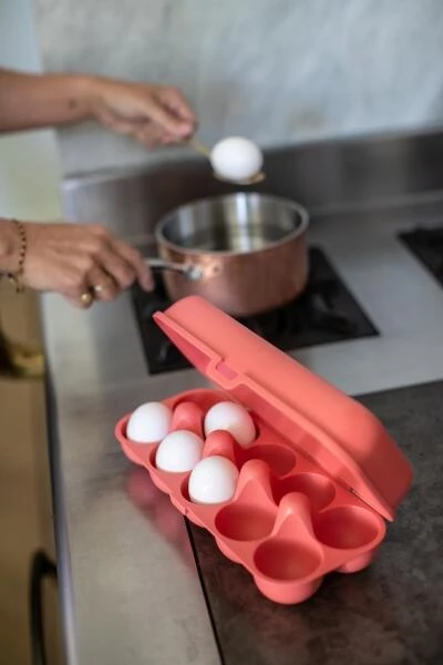 Koziol Eierbox In Coral Für 10 Eier 6 Koziol Eierbox In Coral Für 10 Eier – Bild 4