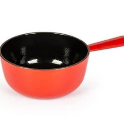 Stöckli Käsefondue-Caquelon Classic, Rot-schwarz 24 Cm / 3 L -KitchenAid Geschäft 7218 0214a 768x512 1 3