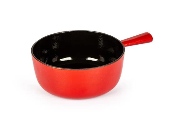 Stöckli Käsefondue-Caquelon Classic, Rot-schwarz 18 Cm / 1,5 L 6 Stöckli Käsefondue-Caquelon Classic, Rot-schwarz 18 Cm / 1,5 L – Bild 4