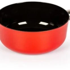 Stöckli Käsefondue-Caquelon Emotion Mit Inoxgriff, Rot-schwarz 23 Cm / 3,3 L -KitchenAid Geschäft 7421 0214Ia 1