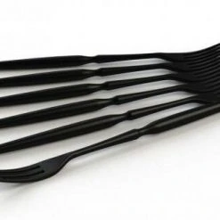 Stöckli Fonduegabeln Aus Kunststoff In Schwarz, 6-er Set