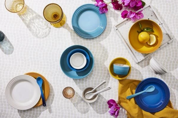 Le Creuset Teller 4er-Set 17 Cm, Riviera 5 Le Creuset Teller 4er-Set 17 Cm, Riviera – Bild 3