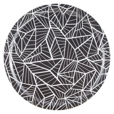 Ary Trays Åry Trays Tablett Wings Rund In Charcoal Mit 49 Cm Durchmesser 3 Ary Trays Åry Trays Tablett Wings Rund In Charcoal Mit 49 Cm Durchmesser