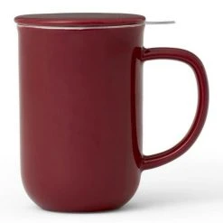Viva Scandinavia Teepott Minima Balance Mit Filter, Weinrot