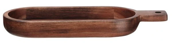 ASA Holzschale, Oval Mit Griff Wood Dark Aus Akazie Höhe 3,5 Cm 4 ASA Holzschale, Oval Mit Griff Wood Dark Aus Akazie Höhe 3,5 Cm – Bild 2