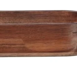 ASA Holzschale, Oval Mit Griff Wood Dark Aus Akazie Höhe 6,5 Cm