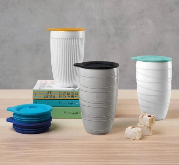 ASA Thermobecher Thermo Striped, Weiß 0,2 Liter 6 ASA Thermobecher Thermo Striped, Weiß 0,2 Liter – Bild 4