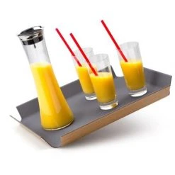 Continenta Tablett Rutschfest, Grau 45 X 34 X 4 Cm -KitchenAid Geschäft Artikel 2902 Ambiente 1