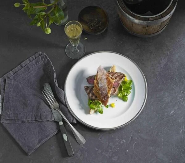 Pillivuyt Teller Paris Mit Platinrand Durchmesser 170 Mm 4 Pillivuyt Teller Paris Mit Platinrand Durchmesser 170 Mm – Bild 2